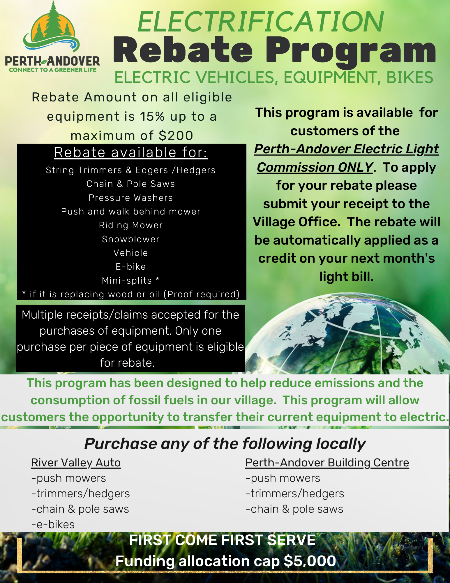 Electric Rebate Program